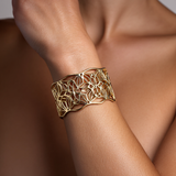 Aurelia Lattice Cuff — Cuore di Luce