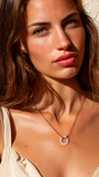 Cerchio Luminoso Necklace — Cuore di Luce