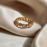 Cuore di Luce Ring gold vermeil ring by Cuore di Luce