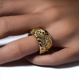 Vento Ring — Cuore di Luce gold vermeil ring by Cuore di Luce