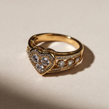 Amore di Luce Ring gold vermeil ring by Cuore di Luce