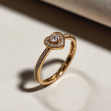 Cuore di Luce Ring gold vermeil ring by Cuore di Luce