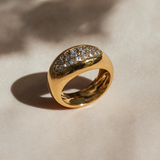 Luce Pavé Dome Ring
