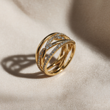 Luce Intertwine Ring — Cuore di Luce gold vermeil ring by Cuore di Luce