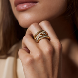 Luce Intertwine Ring — Cuore di Luce