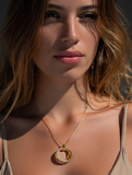Incontro Luxe — Interlaced Gold Diamond Pendant