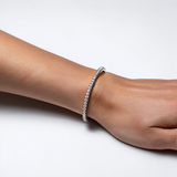 Luce Lunare Tennis Cuff Bracelet