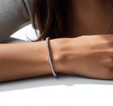 Luce Lunare Tennis Cuff Bracelet